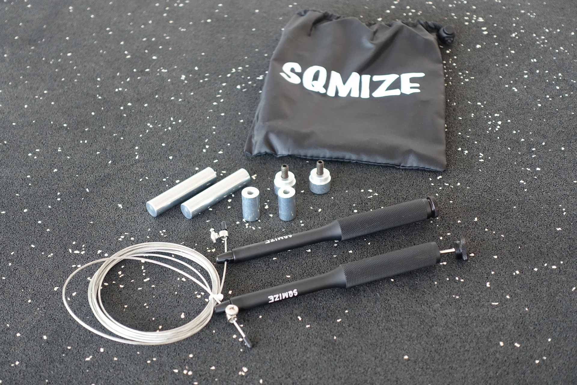 Adjustable Jump Rope SQMIZE® SRJ Stainless Steel