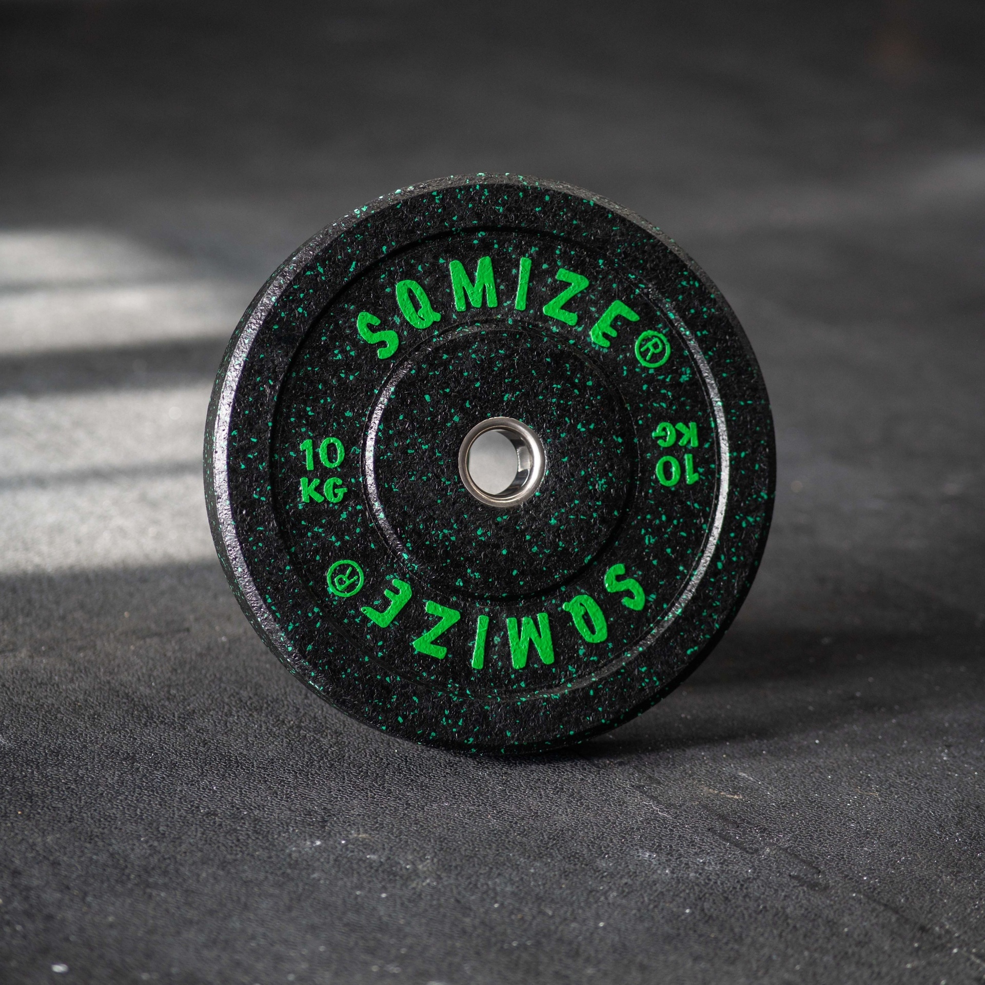 High-Tempered Bumper Plate SQMIZE® CRBP-C10 Training Color, 10 kg