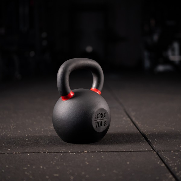 Black Kettlebell Profi Set SQMIZE® BFK140, 140 kg farbcodiert