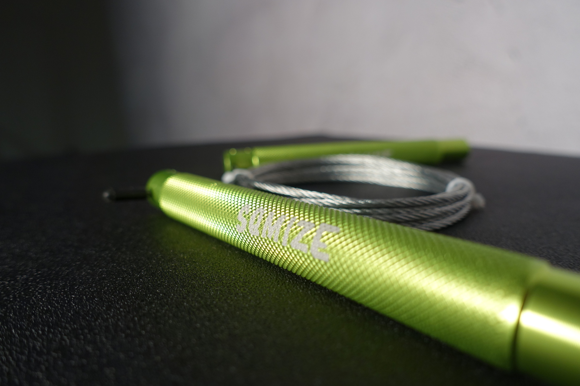 Heavy Jump Rope SQMIZE® SRS Training Stainless Steel, Monster Green