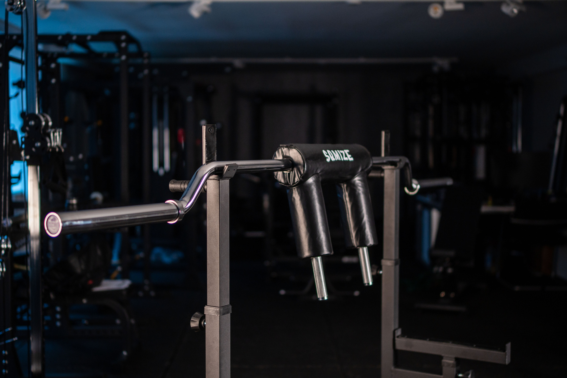 Olympia Safety Squat Bar SQMIZE® OBSB ELITE Q91, Frontgriffe Stahl