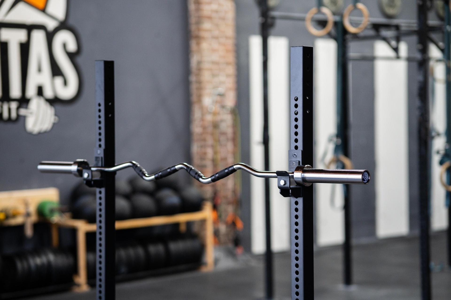 SQMIZE® Olympia Curl Langhantelstange OB72SZ, 183 cm