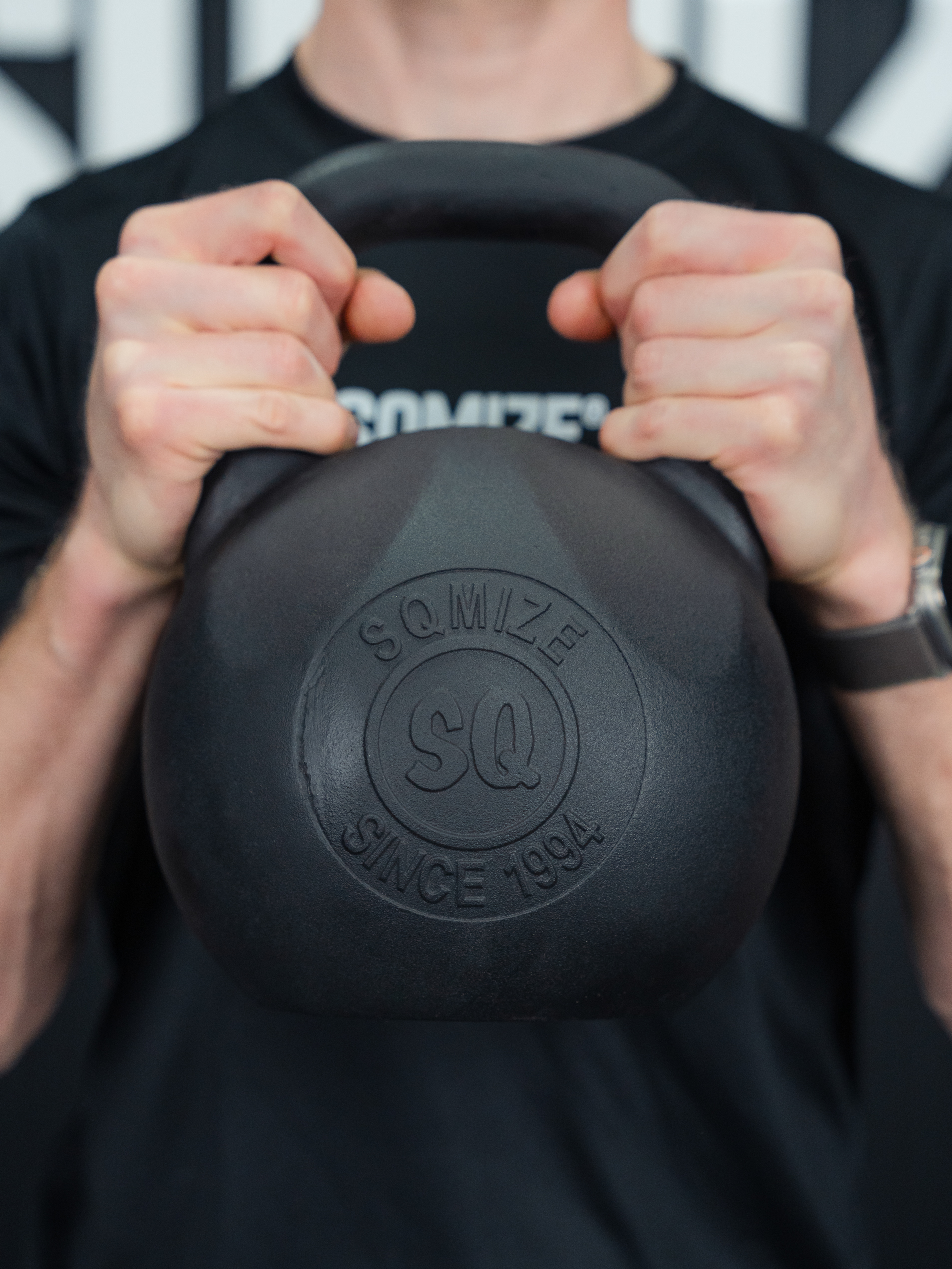 Black Competition Kettlebell SQMIZE® BCK32, 32 kg