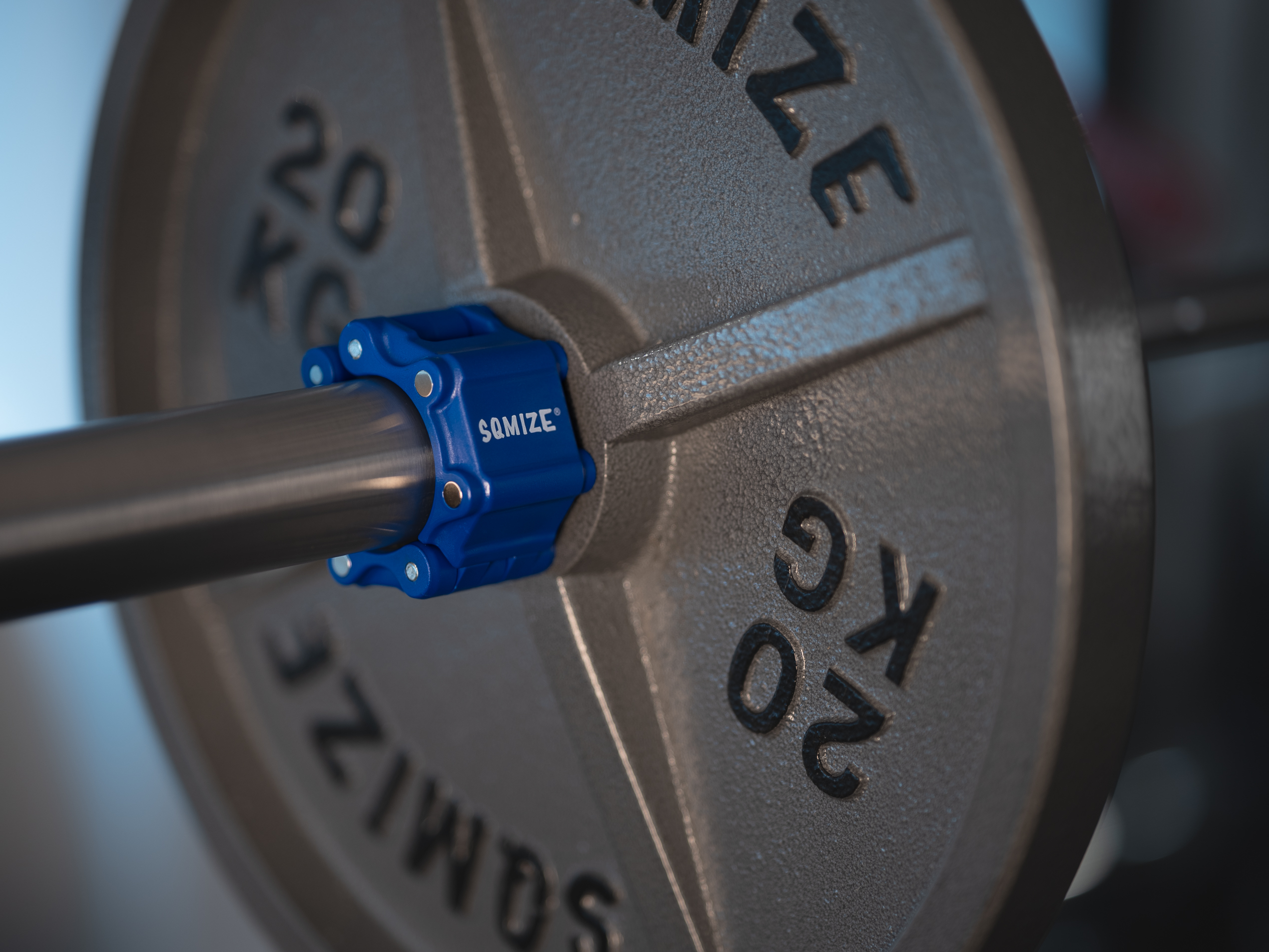 Premium Hantelverschluss 50 mm SQMIZE® OC11 Magnetic Blue
