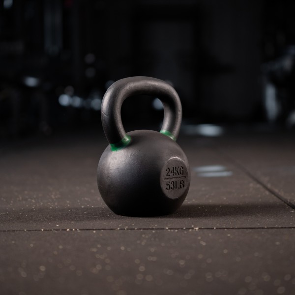 Black Kettlebell Profi Set SQMIZE® BFK140, 140 kg farbcodiert