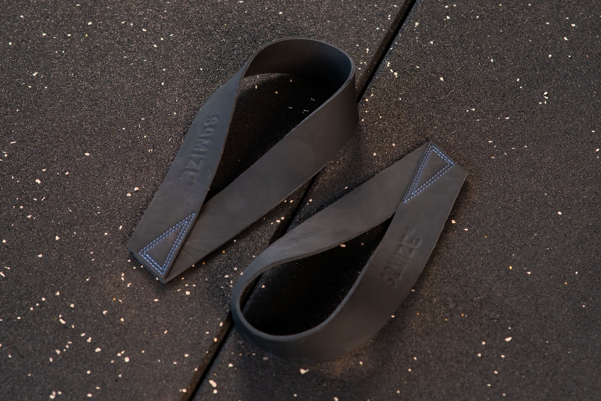 Olympic Lifting Straps SQMIZE® LS511 Leather black