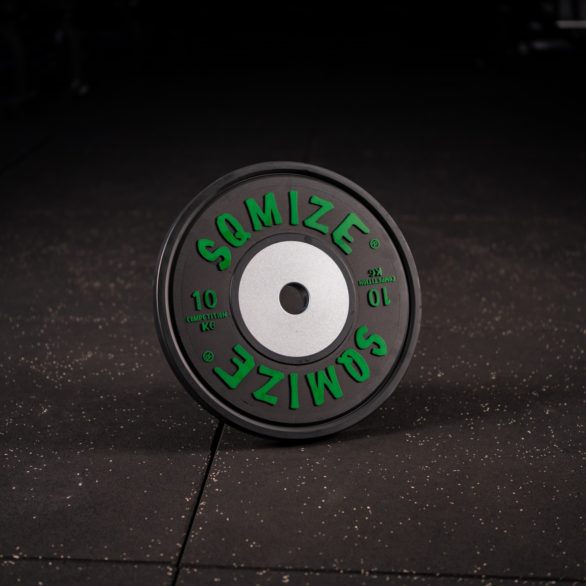 Premium Bison Black Competition Bumper Plate SQMIZE® V-CompBP10
