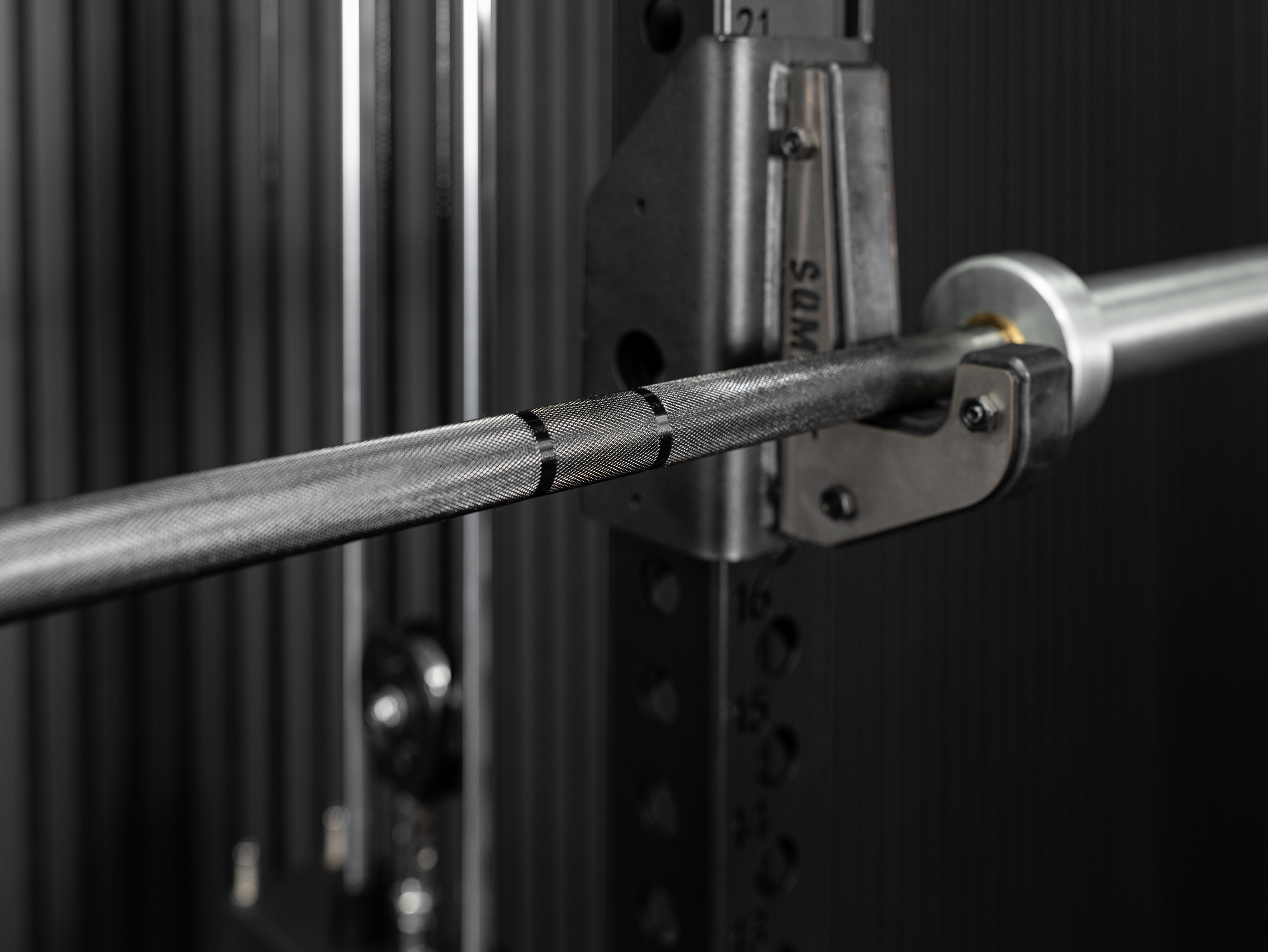 Rackable Short Bar SQMIZE® ELITE CLUB OB72C High Capacity, Titanium Black
