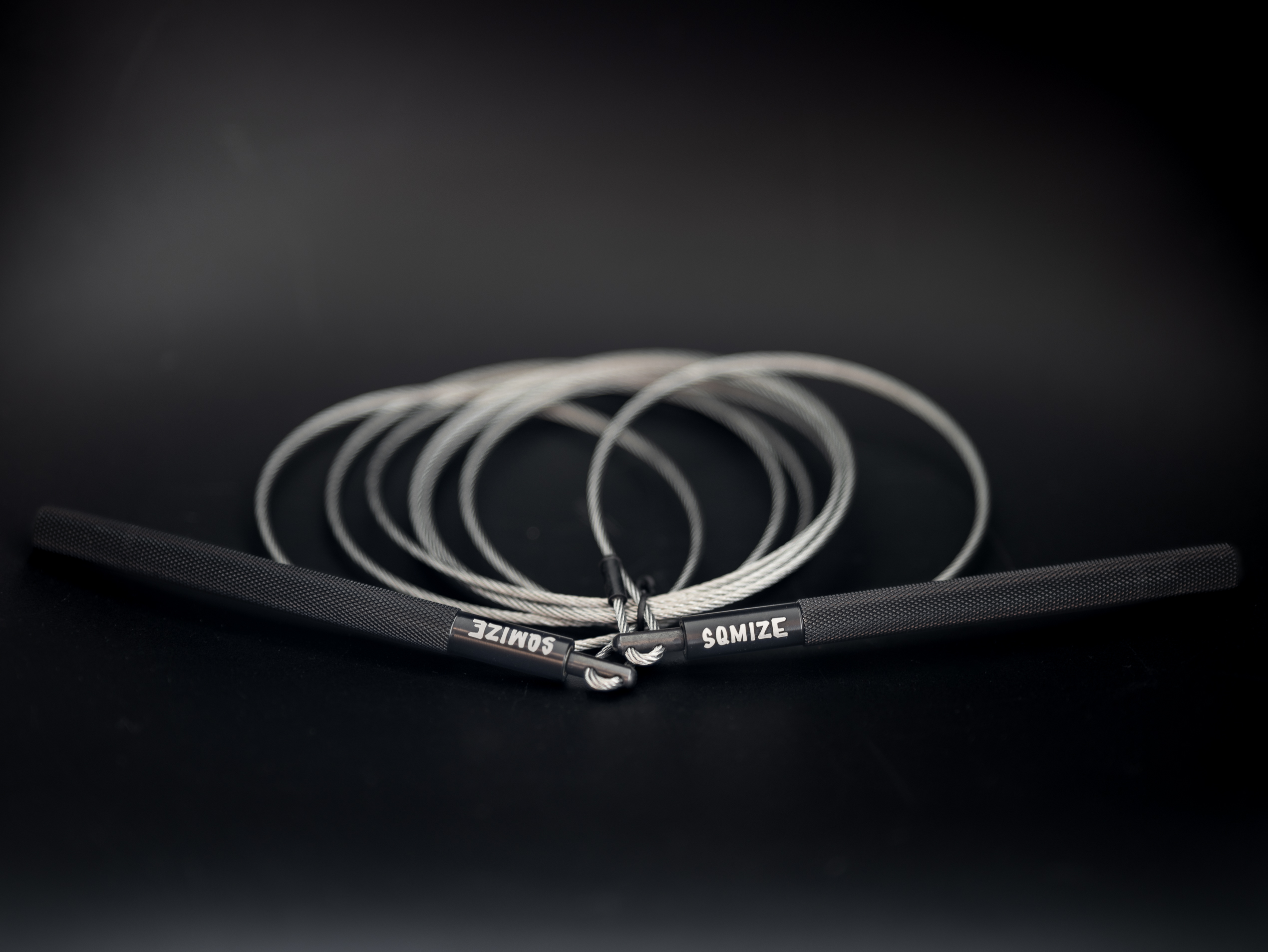 Jump Rope SQMIZE® SRQ Training Black Silver Edition