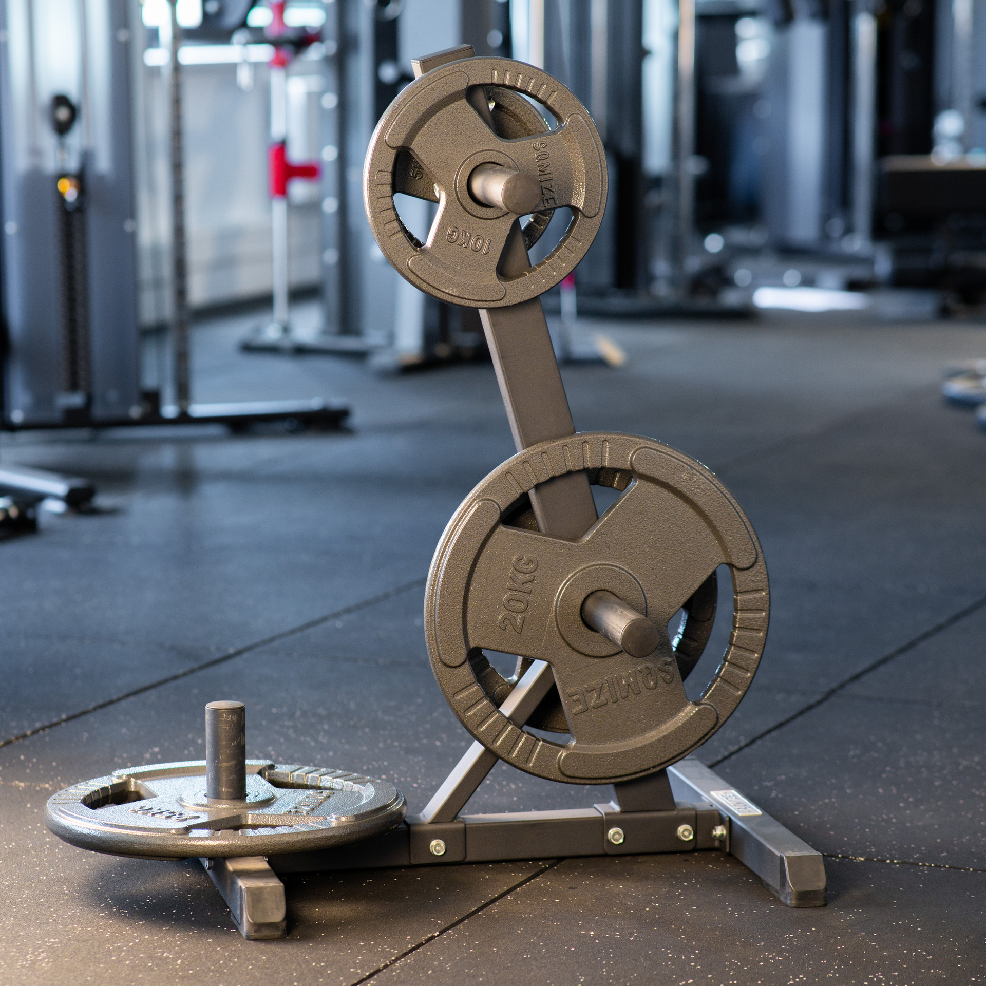 100kg Gusseisen Hantelscheiben-Set SQMIZE® OPH100 anthrazit