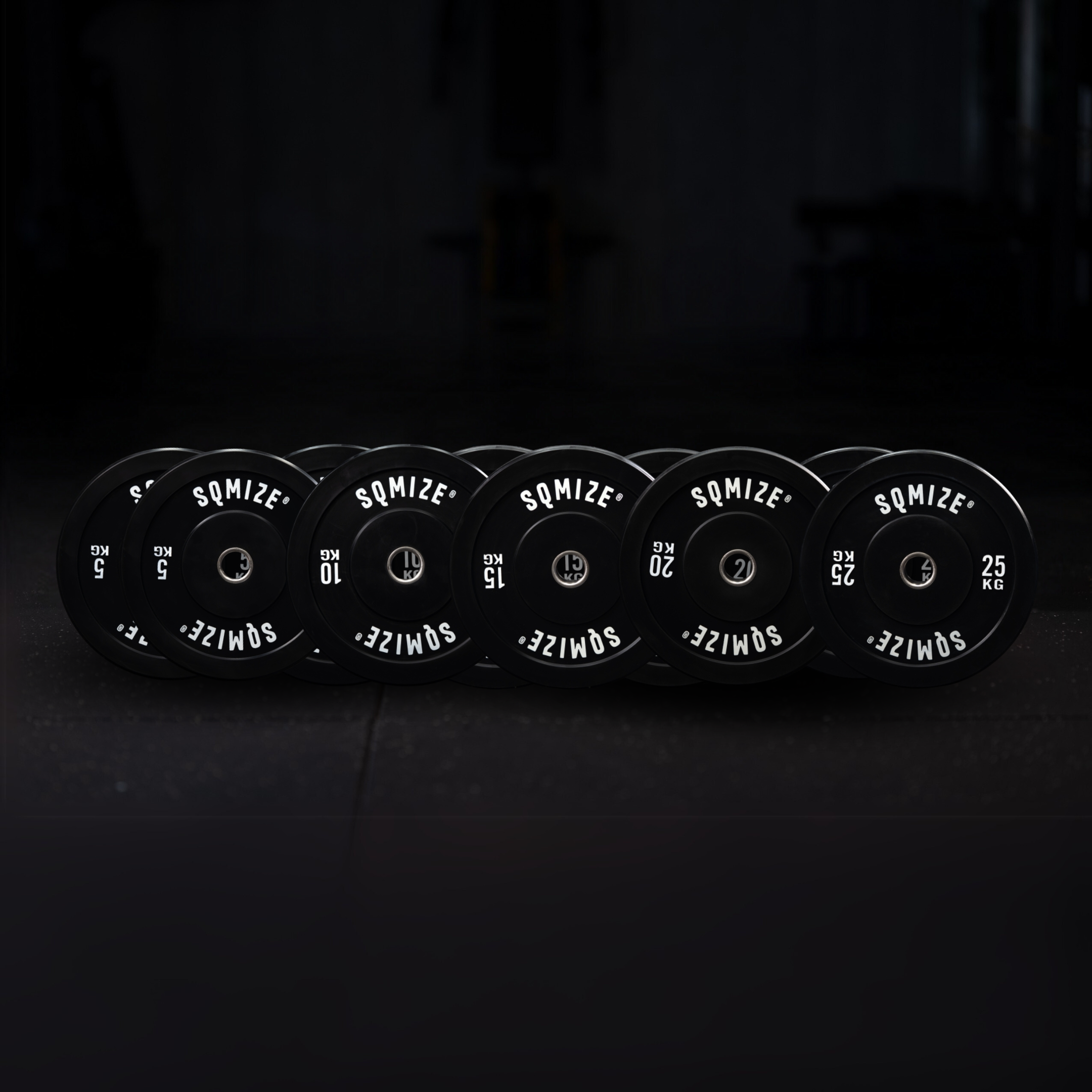 Bumper Plate Professional Series SQMIZE® BBP-XS150 Set, 150 kg