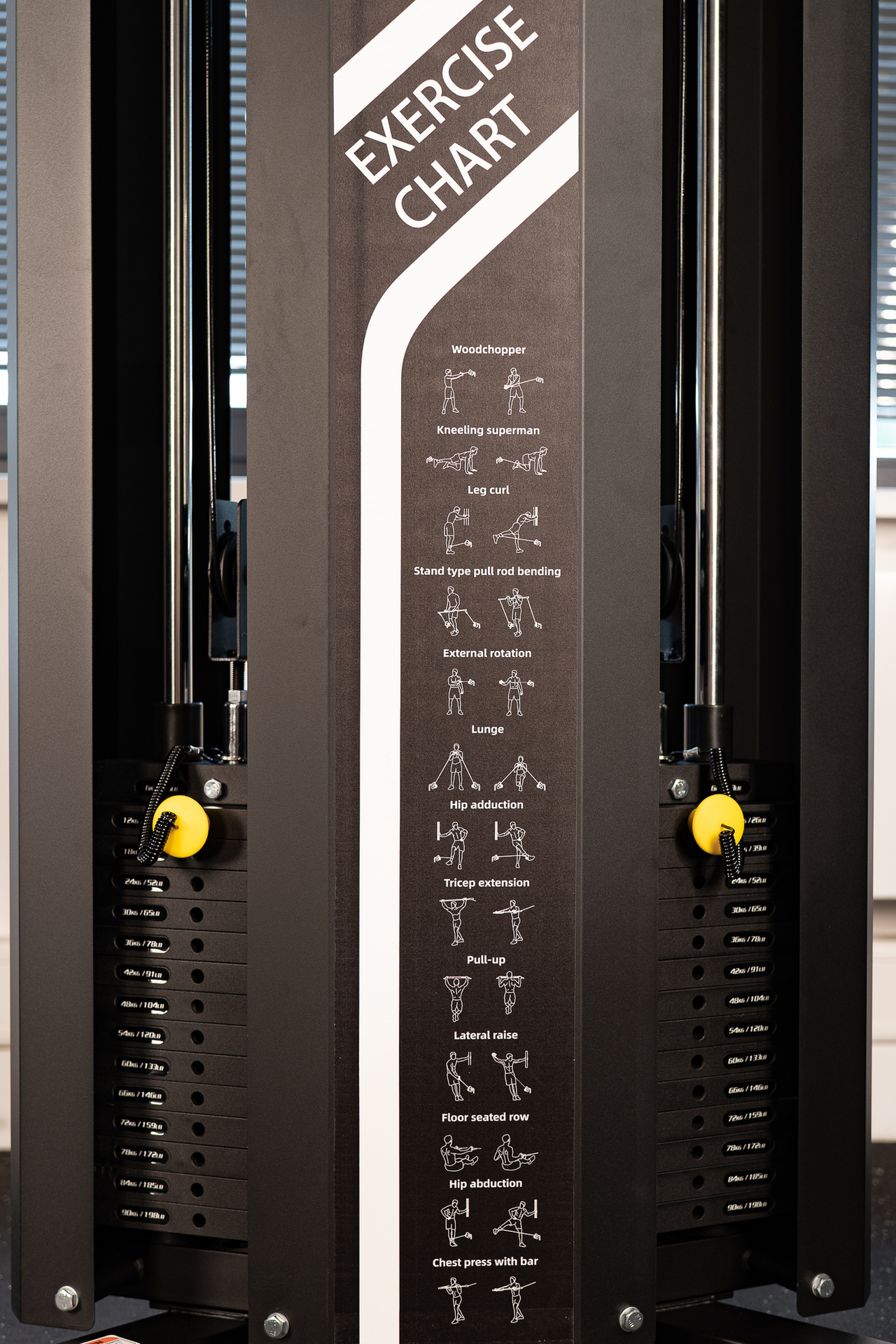 Profi Triangle Kabelzugstation, Functional Trainer SQMIZE® ELITE CLUB FT18i XTR