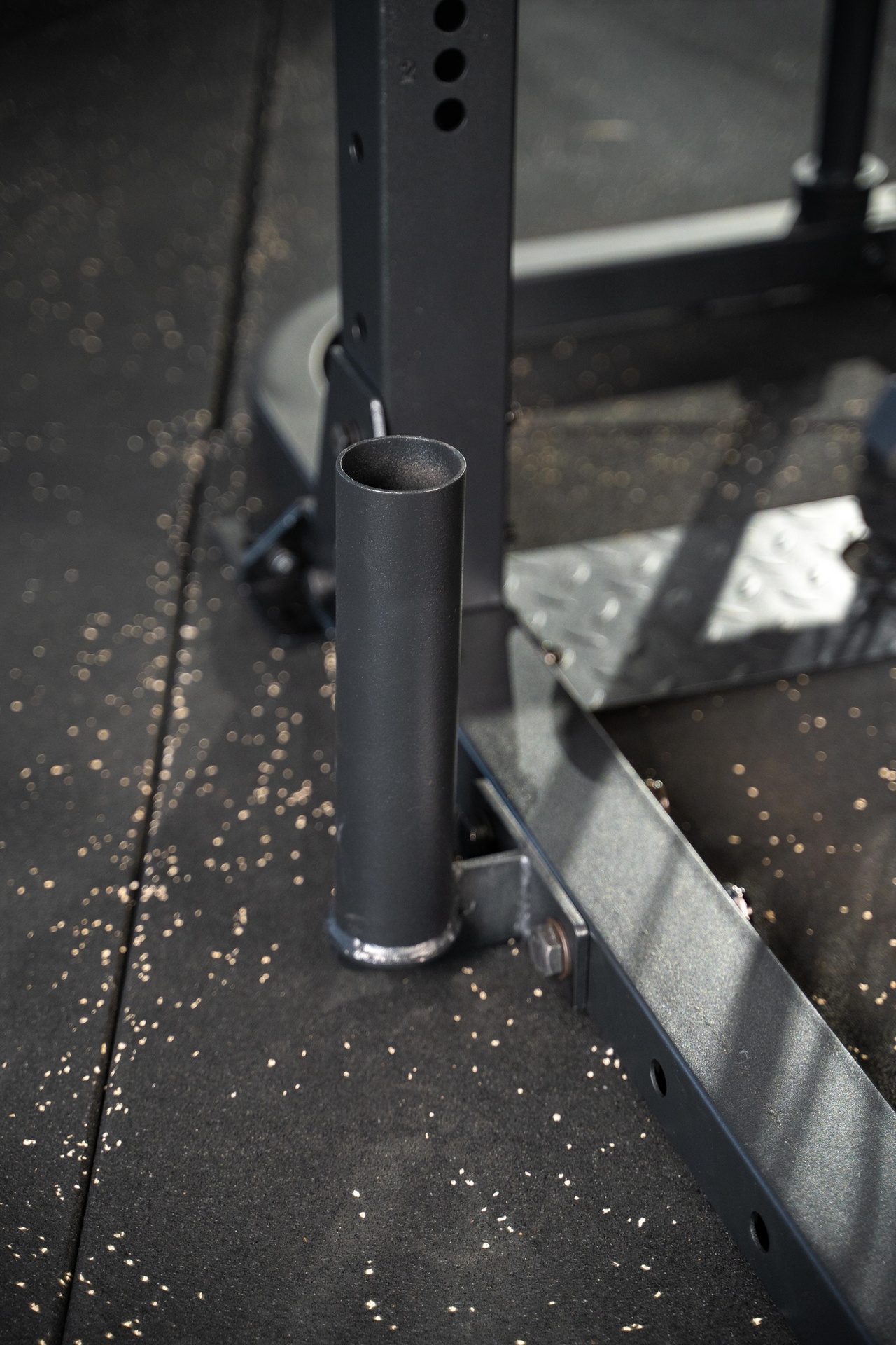Power Rack Bar Holder SQMIZE® SQ480BH-L, Stangenhalter links