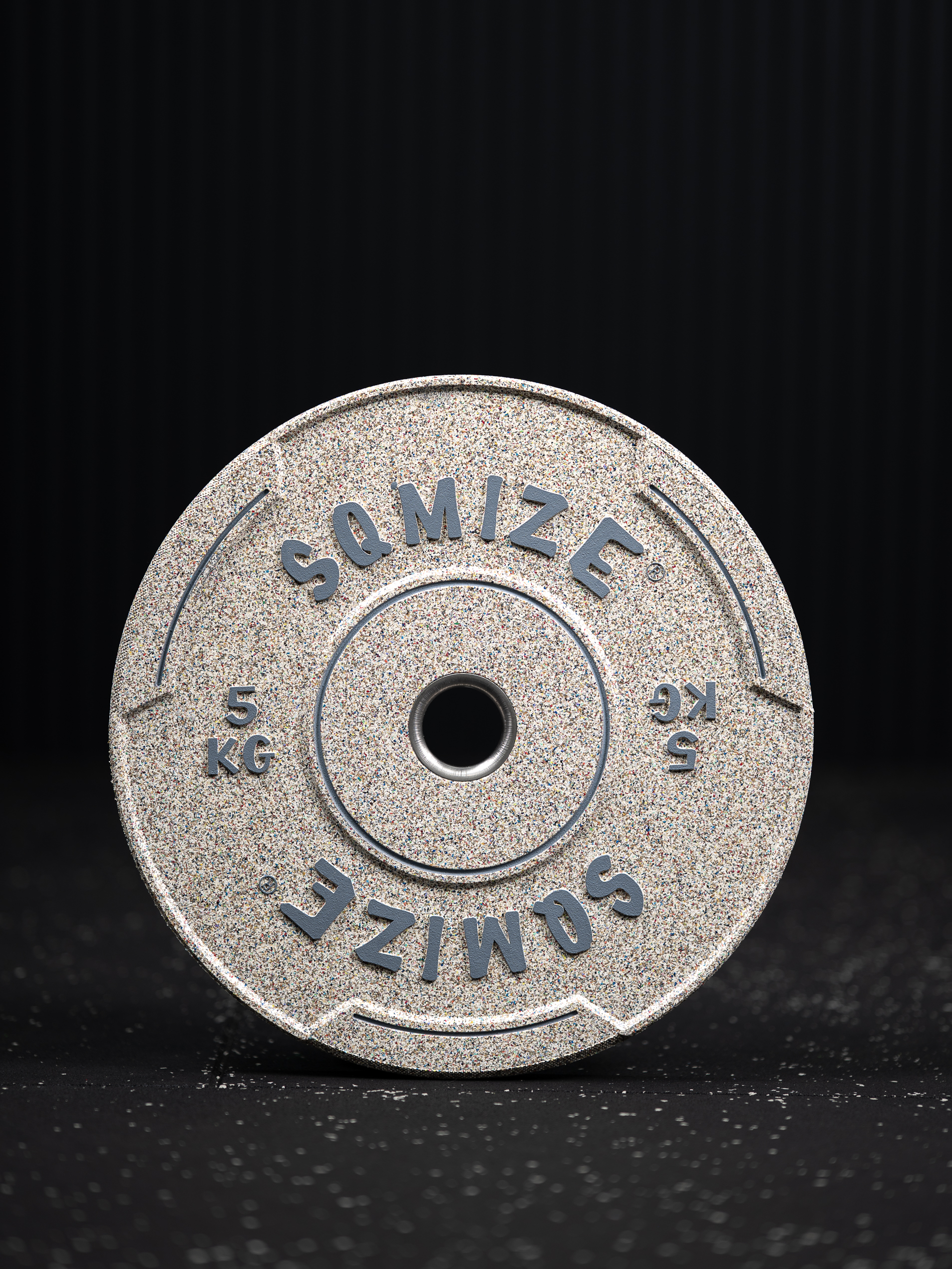 Premium Bison High-Tempered Bumper Plate SQMIZE® V-CRNW5, 5 kg