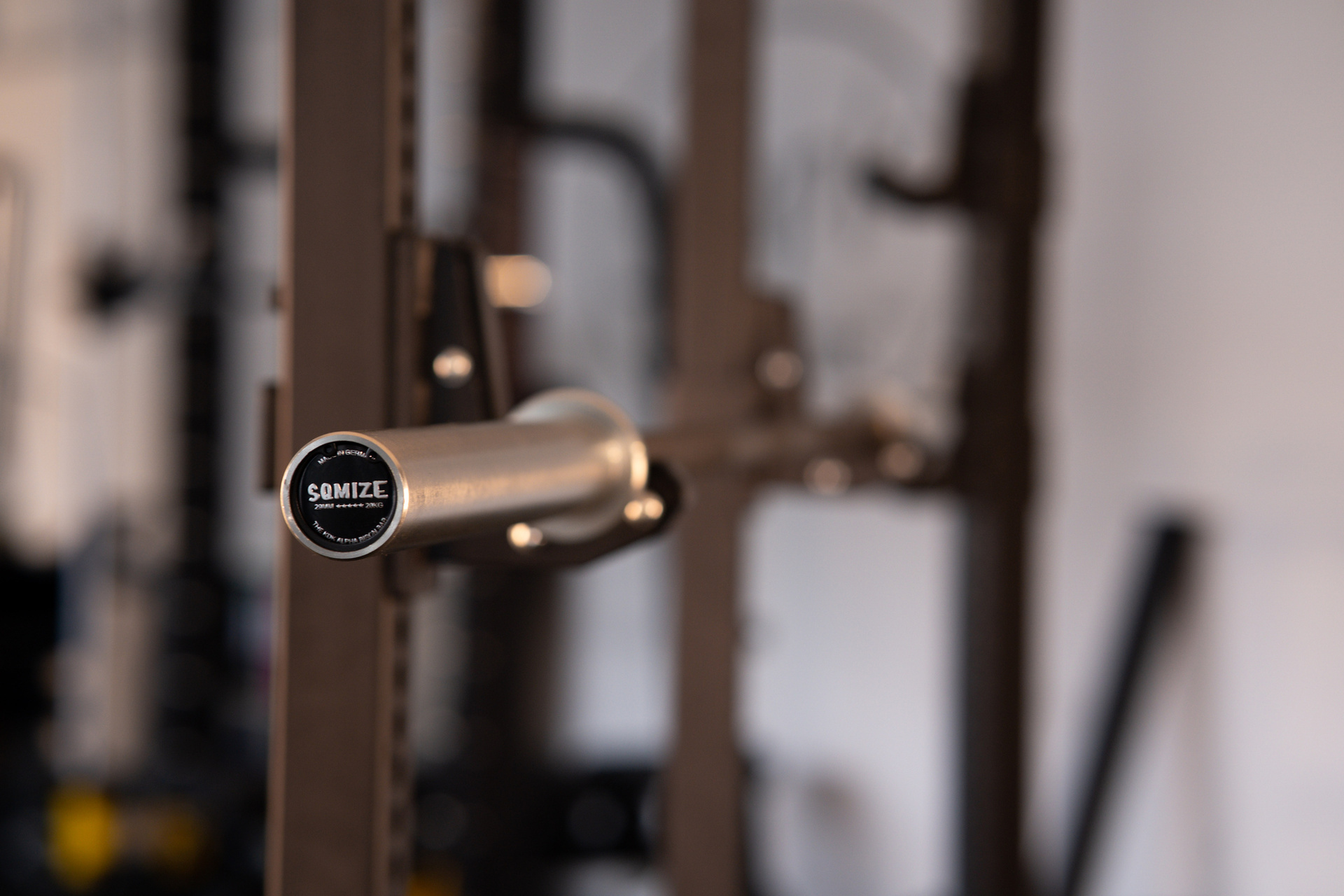 SQMIZE® PREMIUM BISON Powerlifting Bar Manufaktur Edition Sniper Grey