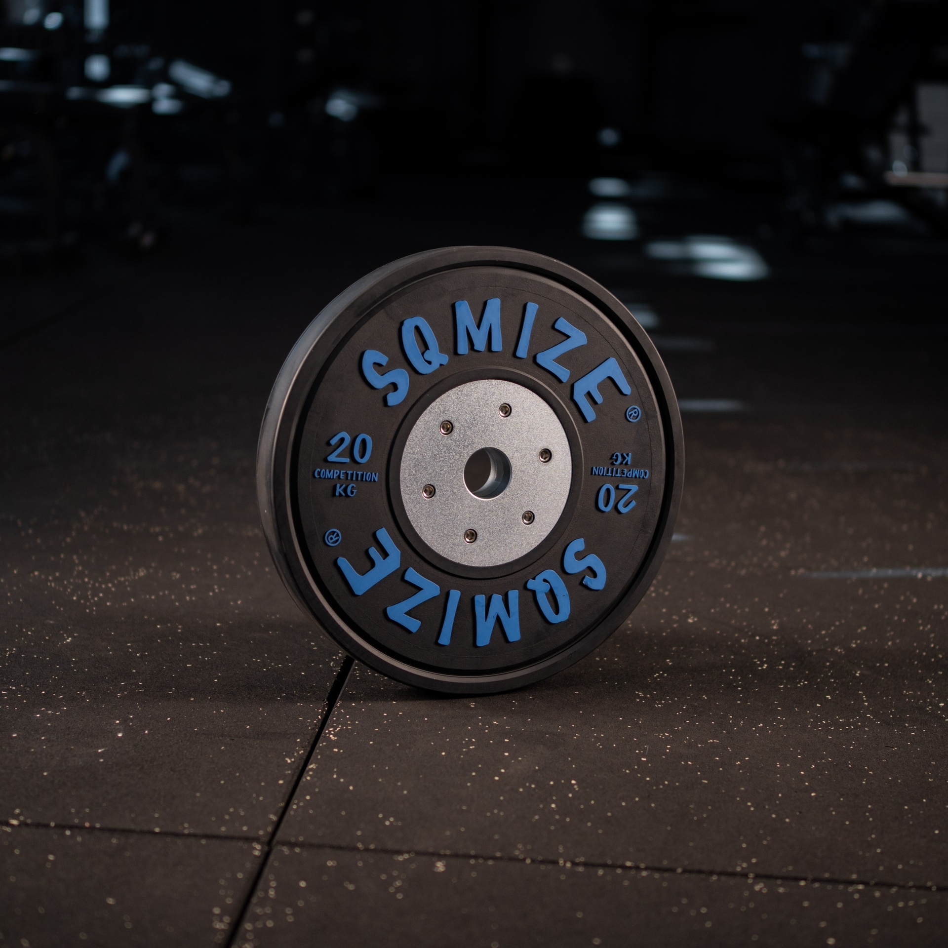 Premium Bison Black Competition Bumper Plate SQMIZE® V-CompBP20