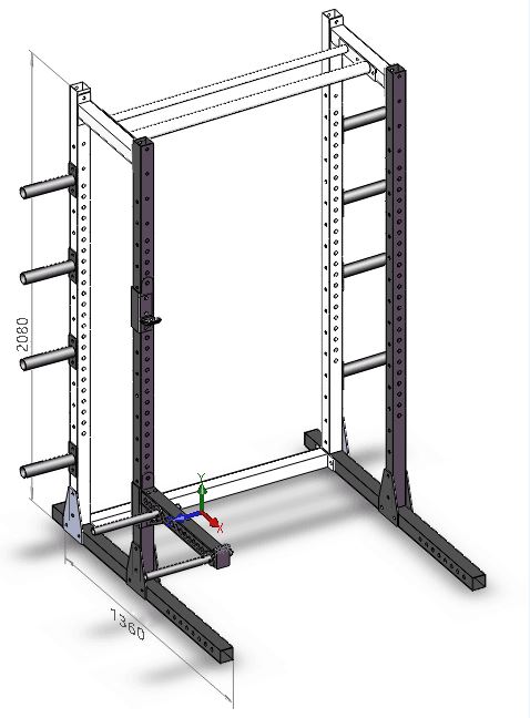 Plate Storage Half Rack SQMIZE® SQ580PS