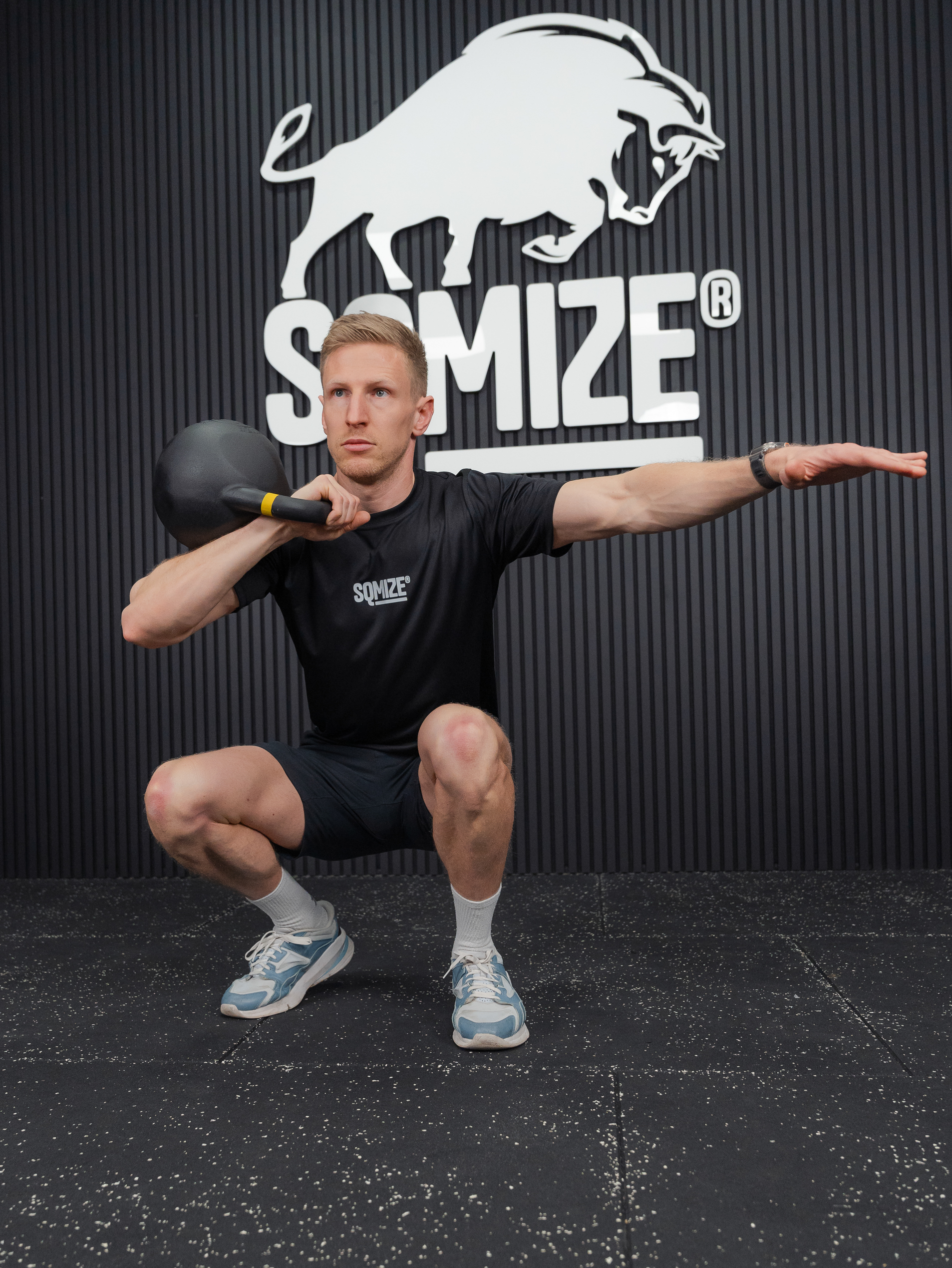 Black Competition Kettlebell SQMIZE® BCK32, 32 kg